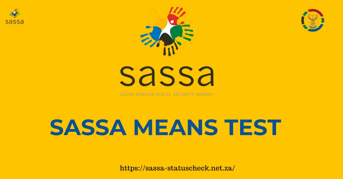 SASSA Means Test