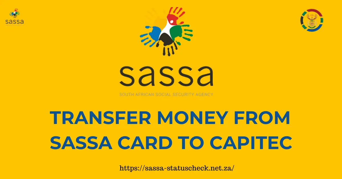 Transfer Money from SASSA Card to Capitec
