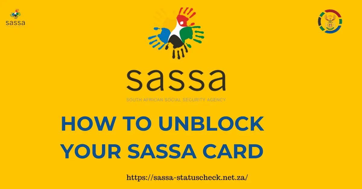 How to Unblock your SASSA Card